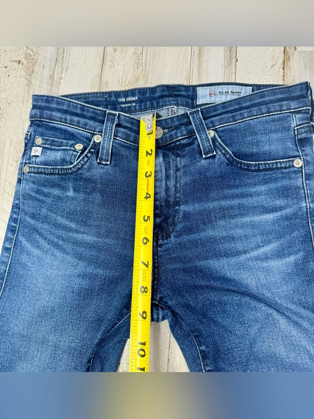 AG Adriano Goldschmied Jeans Womens 24R Blue The Prima Ankle Cigarette Ankle - Picture 8 of 12